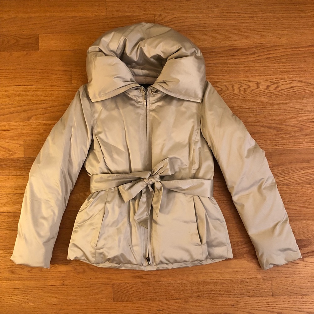 NWT Ann Taylor Belted Down Jacket